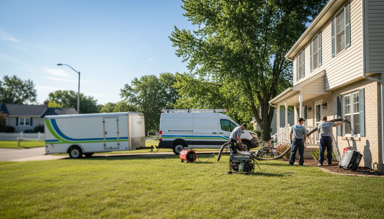 Flooded Basement Restoration And Cleanup With Repair in Mount Sterling, OH near me
